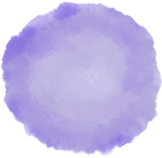 Purple Blob Watercolor